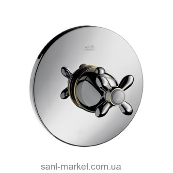 Змішувач для душа вбудований із термостатом Hansgrohe коллекци Axor Carlton хром / золото 17716090