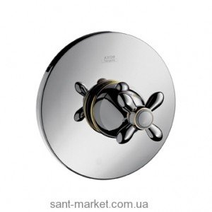 Смеситель для душа встраиваемый с термостатом Hansgrohe коллекци Axor Carlton хром/золото 17716090