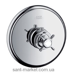 Смеситель для душа встраиваемый с термостатом Hansgrohe коллекция Axor Montreux никель 16815820