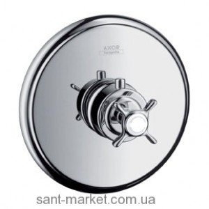 Смеситель для душа встраиваемый с термостатом Hansgrohe коллекция Axor Montreux никель 16815820
