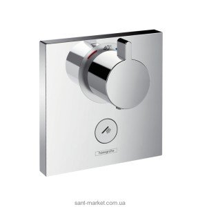 Смеситель для душа встраиваемый с термостатом Hansgrohe коллекция Shower Select хром 15761000