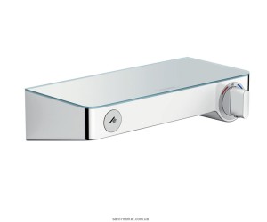 Змішувач для душу настінний з термостатом Hansgrohe Shower Tablet Select білий / хром 13171400