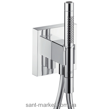 Душевой гарнитур с настенным держателем Hansgrohe коллекция Axor Starck Organic хром 12626000