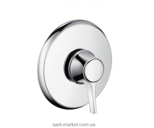 Смеситель для душа встраиваемый с термостатом Hansgrohe коллекция Ecostat Classic хром 15751000