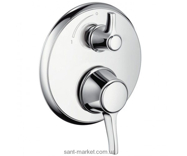 Смеситель с термостатом скрытый (встраиваемый) Hansgrohe коллекция Ecostat Classic хром 15752000