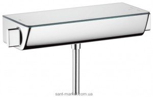 Смеситель для душа настенный с термостатом Hansgrohe Ecostat Select белый/хром 13162400