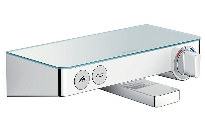 Смеситель с термостатом для ванны Hansgrohe коллекция Ecostat хром/белый 13151000