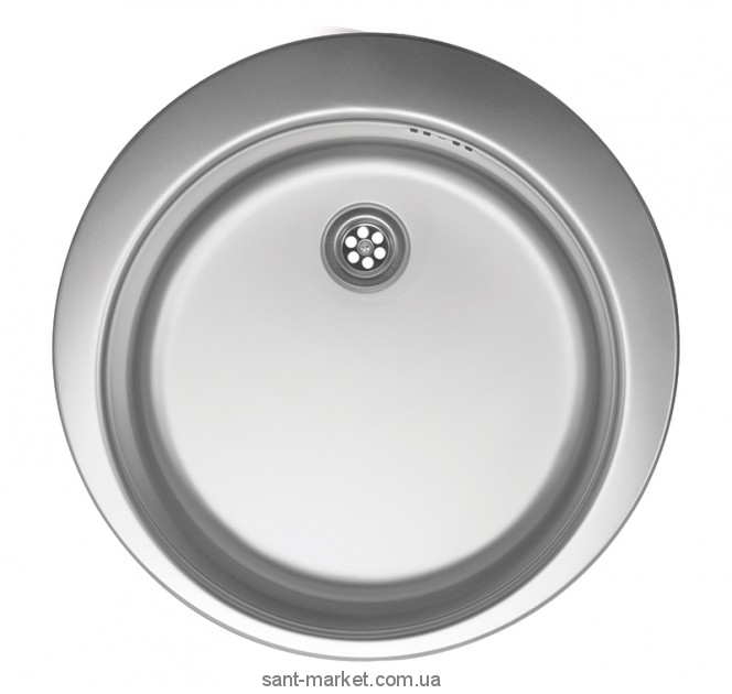 Мийка для кухні кругла Metalac VENERA E врізна нержавіюча сталь хром матова 123787