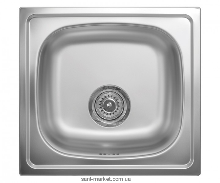 Мойка для кухни прямоугольная Metalac Quadro врезная  нержавеющая сталь  хром 068895