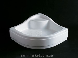 Душовий піддон акриловий чверть кола Koller Pool 90х90х40 EF91