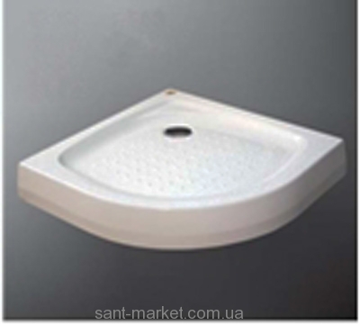 Душевой поддон акриловый четверть круга Koller Pool 90х90х15 белый EF93