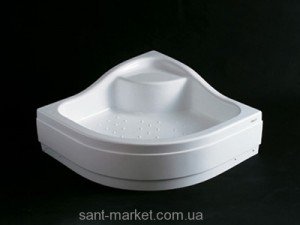Душовий піддон акриловий чверть кола Koller Pool 90х90х40 EF91