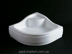 Душовий піддон акриловий чверть кола Koller Pool 90х90х40 EF91