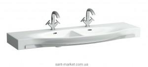 Раковина для ванної підвісна подвійна з вішалкою Laufen колекція Palace біла H8147060001041