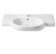 Раковина для ванной подвесная умывальник-столешница Roca коллекция Meridian-N белая A32724D000