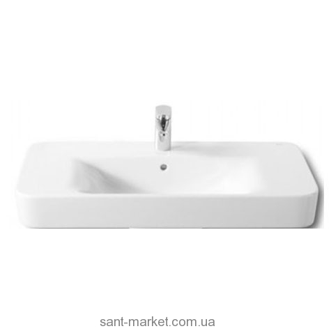 Раковина для ванной подвесная умывальник-столешница Roca коллекция Dama Senso Square белая A32751N000