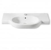 Раковина для ванної підвісна умивальник-стільниця Roca колекція Meridian-N біла A32724D000