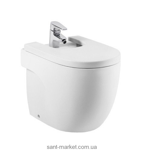 Біде підлогове Roca колекція Meridian-N Compacto 52х36х40 з переливом A357247000