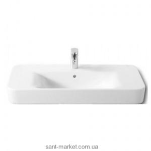 Раковина для ванної підвісна умивальник-стільниця Roca колекція Dama Senso Square біла A32751N000