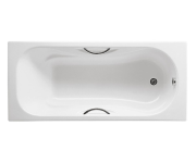 ROCA Malibu Ванна1500х750 мм  встроенные подлокотники  металлические ручки A23157000R