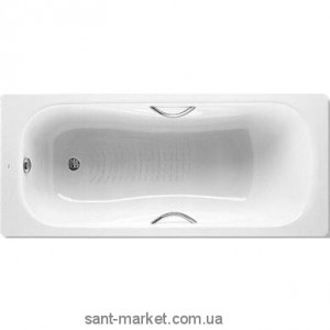 Ванна сталева вбудована Roca Princess-N 150х75 з металевими ручками A220470001