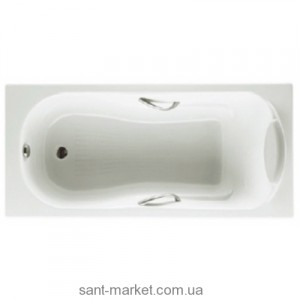 ROCA Haiti Ванна 1700х800 мм  встроенные подлокотники  металлические ручки A23277000R