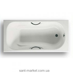 ROCA Malibu Ванна1600х750 мм  встроенные подлокотники  металлические ручки A231070001