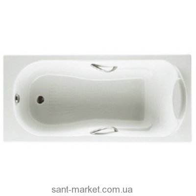 ROCA Haiti Ванна 1700х800 мм вбудовані підлокітники металеві ручки A23277000R