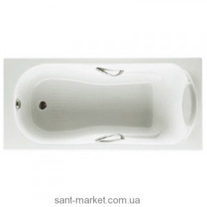 ROCA Haiti Ванна 1700х800 мм  встроенные подлокотники  металлические ручки A23277000R