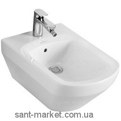 Біде підвісне Villeroy & Boch колекція Sentique 59х38х40 з переливом 5422.00.01