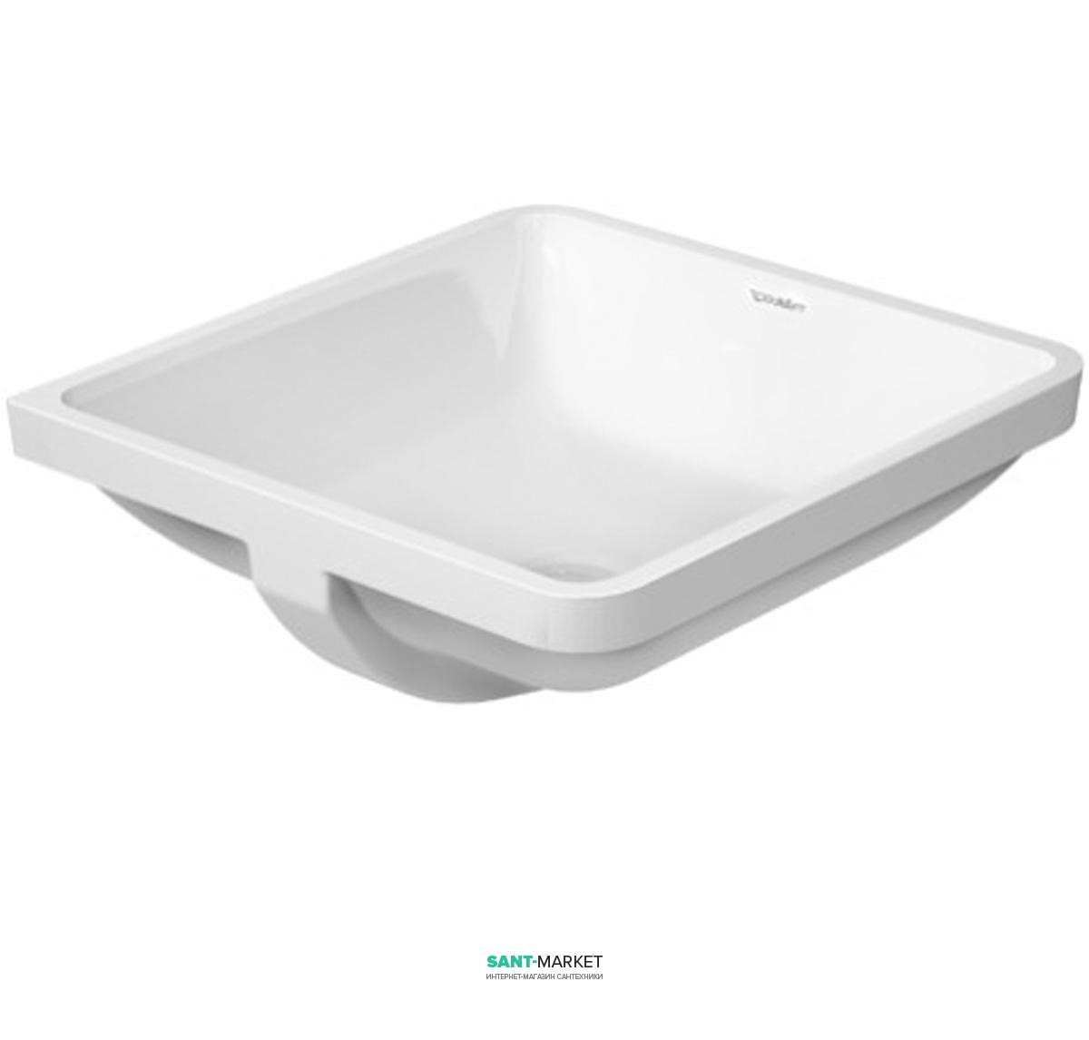 Раковина для ванной встраиваемая Duravit коллекция Starck 3 белая 0305490000