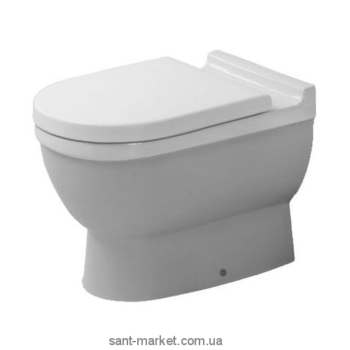 Унитаз напольный приставной Duravit коллекция Starck 3 0124090000