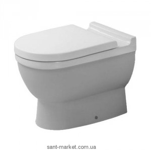 Унитаз напольный приставной Duravit коллекция Starck 3 0124090000