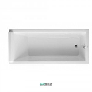 Ванна акрилова прямокутна Duravit колекція Starck 3 170х75х48 L 700003000000000