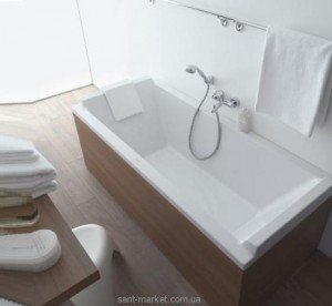 Ванна акрилова прямокутна Duravit колекція Starck 1 180х80х48 700338000000000