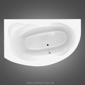 Ванна акрилова прямокутна Koller Pool колекція Nera L 160х105х45