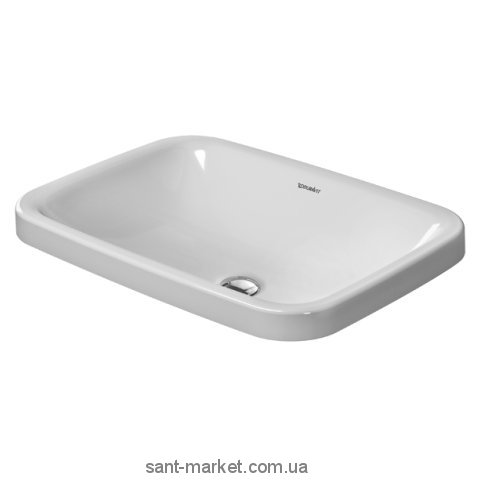 Раковина для ванной встраиваемая Duravit коллекция DuraStyle белая 372600000
