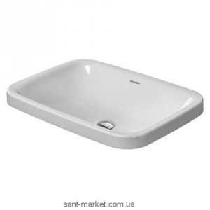 Раковина для ванной встраиваемая Duravit коллекция DuraStyle белая 372600000
