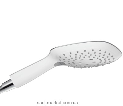 Душова лійка Hansgrohe колекція Raindance Select E хром / білий 26550400