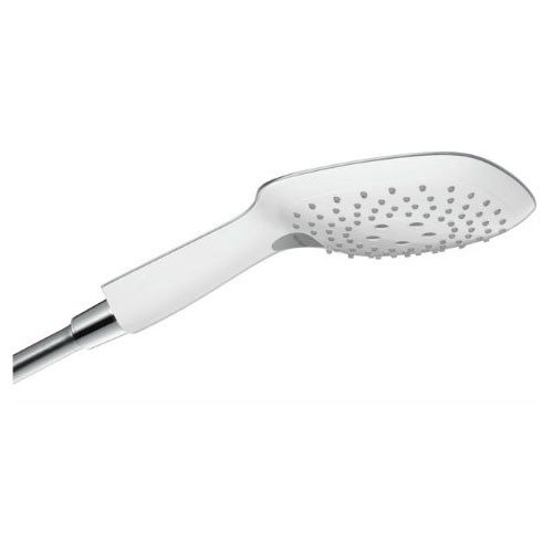 Душова лійка Hansgrohe колекція Raindance Select E EcoSmart хром / білий 26551400