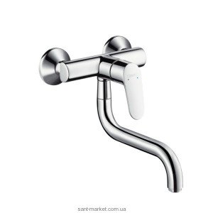 Смеситель для кухни Hansgrohe Focus однорычажный настенный 31825000