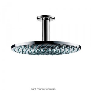 Верхний душ с тропическим душем Hansgrohe коллекция Raindance AIR EcoSmart хром 27463000
