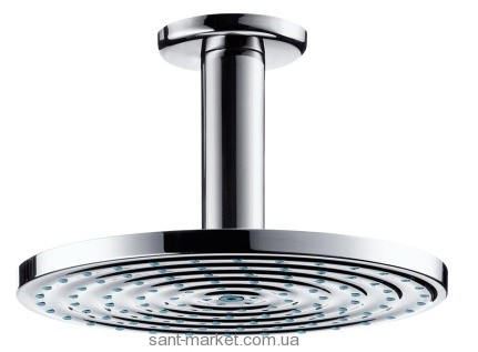 Верхний душ с тропическим душем Hansgrohe коллекция Raindance AIR EcoSmart хром 27464000