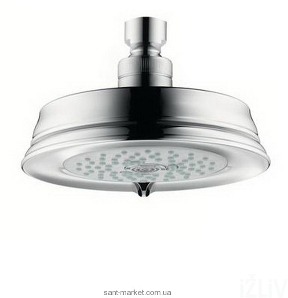 Лейка для верхнего душа с тропическим душем Hansgrohe коллекция Croma 100 Classic хром 27436000