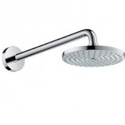 Верхний душ с тропическим душем Hansgrohe коллекция Raindance AIR EcoSmart хром 27461000