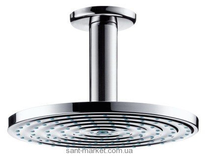 Верхний душ с тропическим душем Hansgrohe коллекция Raindance AIR EcoSmart хром 27464000