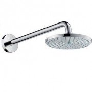 Верхній душ з тропічним душем Hansgrohe колекція Raindance AIR EcoSmart хром 27461000