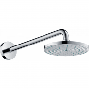 Верхній душ з тропічним душем Hansgrohe колекція Raindance AIR EcoSmart хром 27462000
