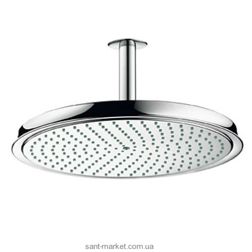 Верхний душ с тропическим душем Hansgrohe коллекция Raindance Classic AIR никель 27406820