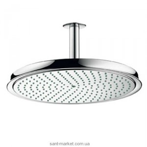 Верхний душ с тропическим душем Hansgrohe коллекция Raindance Classic AIR никель 27406820